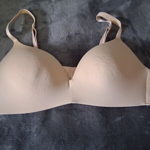 Auden Women's 38B The Bliss Bra Beige Nude Wirefree